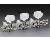 Gotoh SG381-MGT Electric Guitar 3 A-Side Locking Machine Heads Set (Black)
