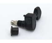 Sperzel Left-Handed Electric Guitar 6 In-Line Locking Machine Heads Set with Locking Knob (Satin Chrome)