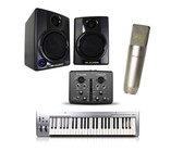 Mackie HR824MK2 HRmk2 Series 150 watt 8 Inch 2-Wat Active Studio Monitors - Black (Pair)