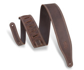 Planet Waves L25W1400 Deluxe Series 2.5 Inch Racing Stripes Leather Instrument Strap (Black and Red)