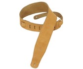 Levys MS26-HNY 2 1/2 Inch Hand-Brushed Suede Guitar Strap (Honey)