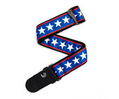 Planet Waves 50A10 2 Inch Woven Instrument Strap (Stars and Stripes)