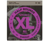 D'Addario NYXL0942 9-42 NYXL Nickel Wound Super Light Electric Guitar Strings