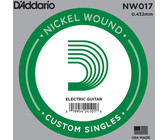 D'Addario NW034 .034 XL Nickel Wound Single String