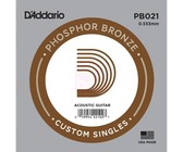 D'Addario PB024 .024 Phosphor Bronze Wound Single String