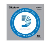 Ernie Ball 1015 .015 Plain Steel Single String