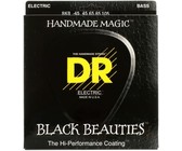 DR BKB-45 Black Beauties 45-105 Medium Stainless Steel Black Coated Bass Guitar Strings