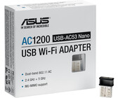 ASUS USB-AC53 Nano AC1200 Dual-Band USB Wi-Fi Adapter - Black