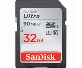 SanDisk 32GB 90MB/s Ultra SDHC Memory Card C10 UHS-I