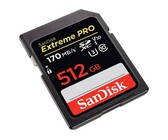 SanDisk 512GB 170 MB/s Extreme Pro SD Card UHS-I SDXC C 10