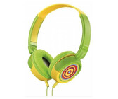 Amplify Symphony Headphones with Mic - Black and Green