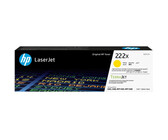 Genuine HP 222X High Yield Yellow LaserJet Toner Cartridge (W2222X)