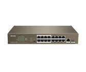 Tenda 16-Port PoE Rackmount Switch (TE-TEF1118P-16-150W)