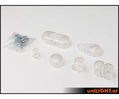Alum micro tube alb 0.7x0.5mm