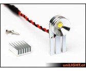 16mm gear spot light ul 8wx2 white