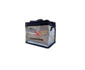 Portable Double-layer Tablet Travel Digital Storage Bag-Gray