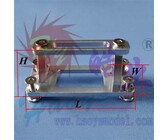 Servo mount hao (64x26x25.5) alum