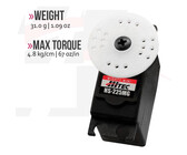 Servo hitec 3.9/4.8kg mighty mini mg