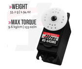Servo hitec 6v9.6kg ultra torque mg