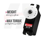 Servo hitec high speed micro 81/85bb 3kg