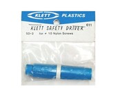 Screwdriver kl for 1/4  nylon screws sls