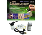 Spray gun badger abrasive