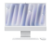 Apple iMac 24" Desktop PC - Apple M4 Chip / 24" 4.5K Retina Nano-Texture Glass / 16GB RAM / 256GB SSD / macOS / Silver