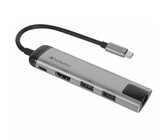 Verbatim USB-C Multiport Hub with Gigabit Ethernet (49141)