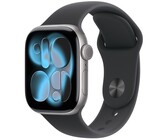 Apple Watch Series 11 GPS 42mm Space Grey Aluminium Case with Black Sport Band - M/L (MEQX4AF/A)