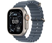 Apple Watch Ultra 3 GPS + Cellular 49mm Natural Titanium Case with Anchor Blue Ocean Band (MEWH4AF/A)