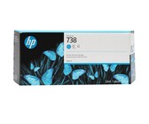 HP 738 300ml Cyan DesignJet Ink Cartridge (676M6A)