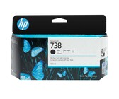 HP 738 130ml Black DesignJet Ink Cartridge (498N4A)